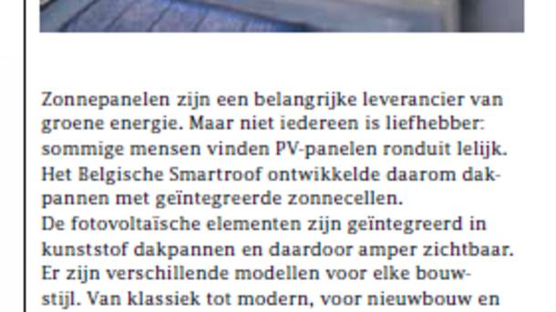 Groene energie voor wie van een mooi dak houdt - 0